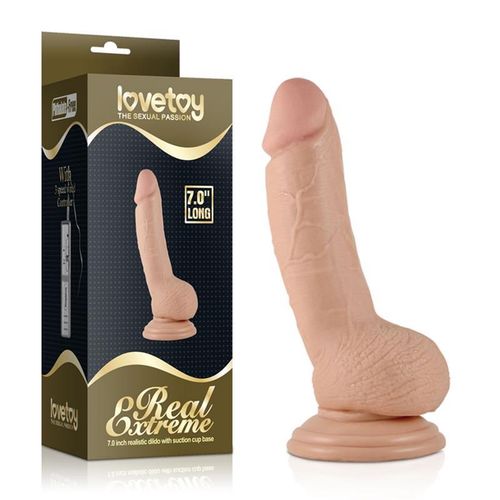 Lovetoy Real Extreme dildo 7" 17,5cm x 3,5cm slika 14