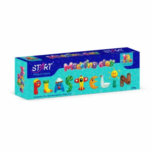 Start Plastelin 200G 10 Boja slika 1