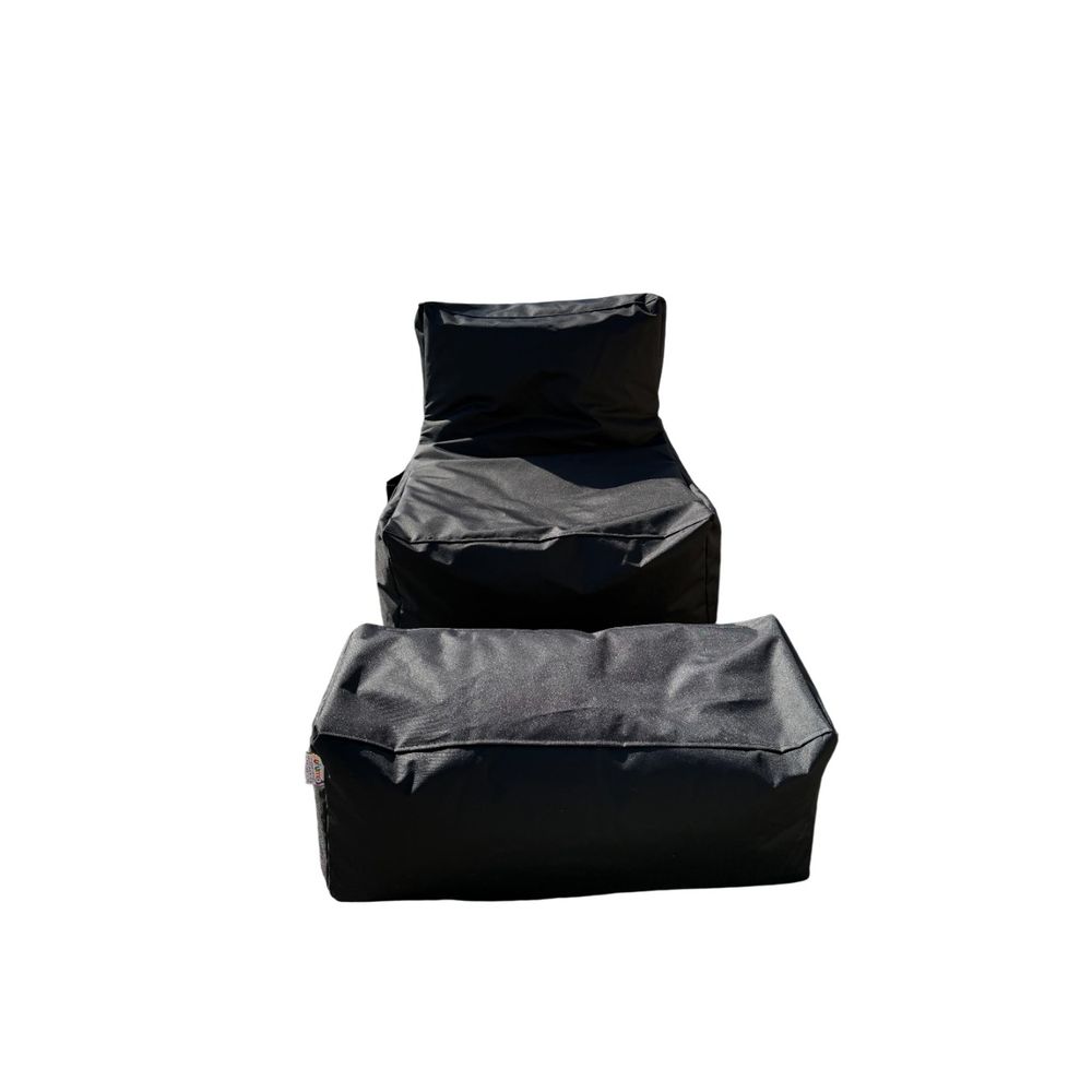 Xxl Sedir - Crni Set Bean Bag-a (2 Komada) slika 5