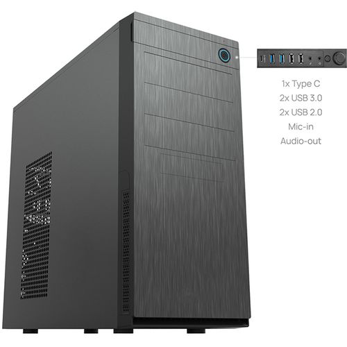 Chieftec CASE HC-10B-OPmidi case slika 2