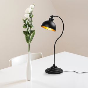 Konika - 12262 Crna i Zlatna Stolna Lampa