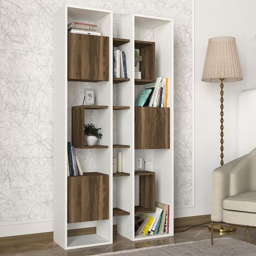 Leonda - White, Walnut White
Walnut Bookshelf slika 2