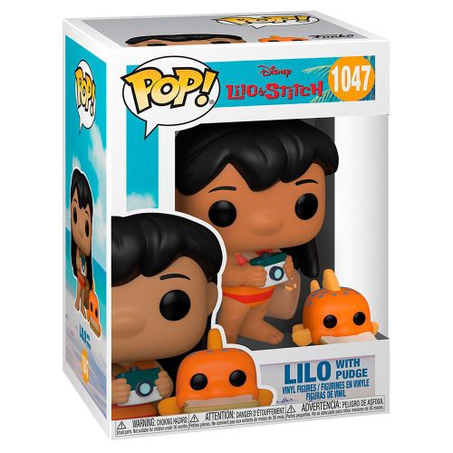 Funko POP figura Arctic Lilo i Stitch - Lilo s Pudgeom slika 3