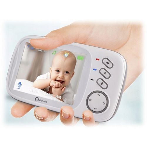 Lionelo dječji video monitor BabyLine 6.1, senzor temp, 8 uspavanki, domet 300m slika 6