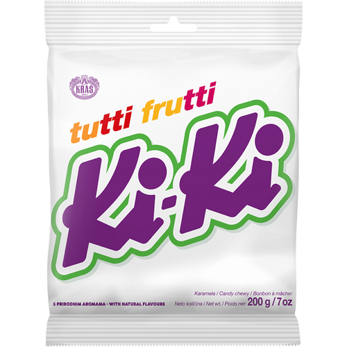 Kraš KI-KI bombone karamela Tutti Frutti 200g slika 1