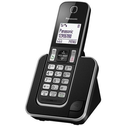 PANASONIC telefon bežični KX-TGD310FXB crni slika 1