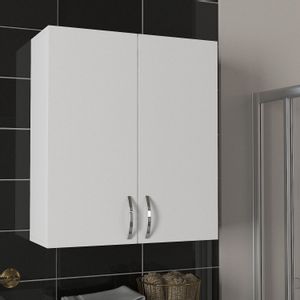 Benito Üst - White White Bathroom Cabinet