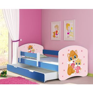 ACMA Dječiji krevet Acma II sa ladicom Blue - 140x70cm - Dezen 33