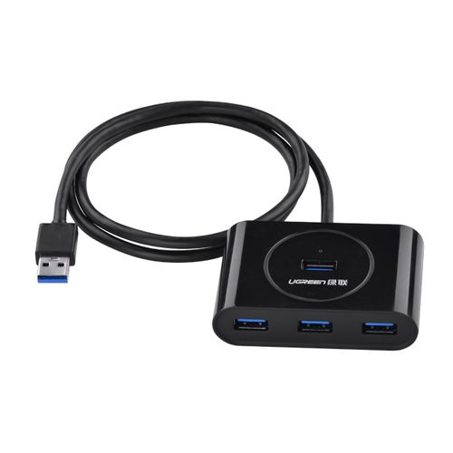 Ugreen USB 3.0 hub s 4 porta, crni, 1m - u kutiji slika 1