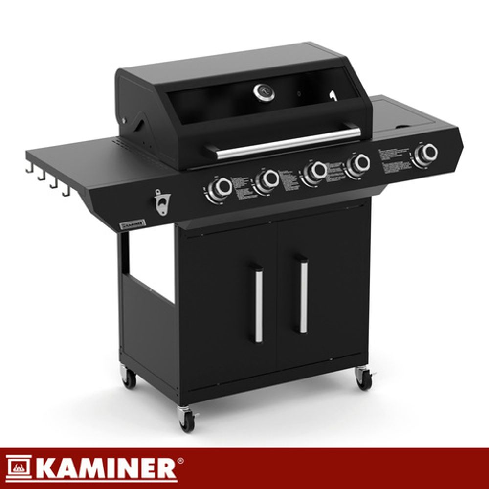 Kaminer Plinski roštilj 4+1 17kW Varen Black 5.0 slika 4