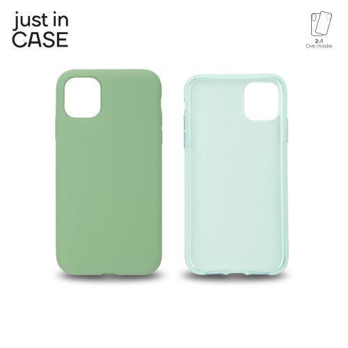 2u1 Extra case MIX paket ZELENI za iPhone 11 slika 2