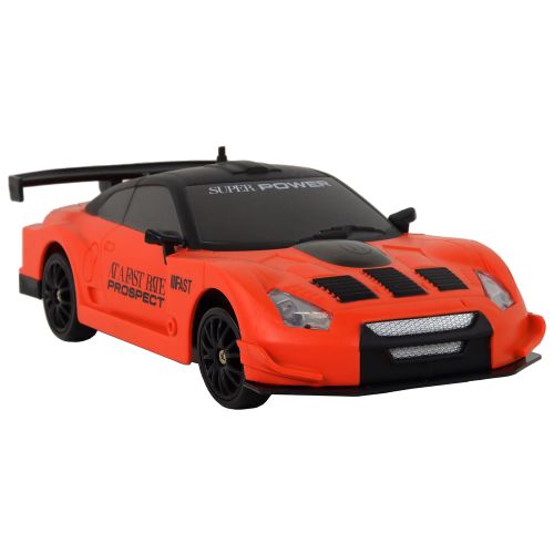 Auto na daljinsko upravljanje R/C 1:24  s izmjenjivim kotačima - narančasti slika 5