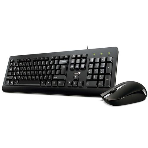 Genius Komplet tastatura i miš KM-160 , USB, BLACK,US slika 1