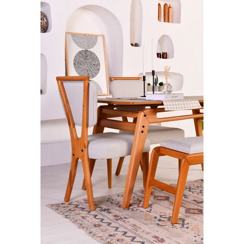 Woody Fashion Set stola i stolica (4 komada), Palace (2S-2B) slika 2