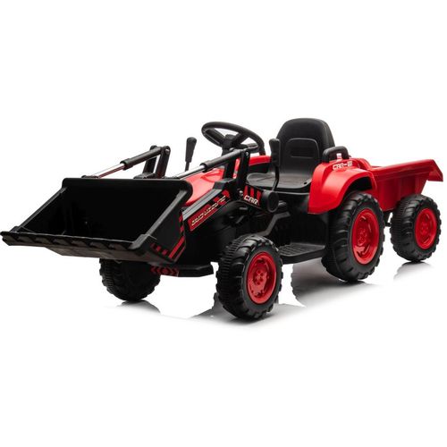 Traktor s utovarivačem BLAZIN crveni - traktor na akumulator slika 12