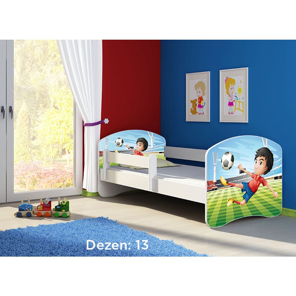 ACMA Dječiji krevet Acma II White - 180x80cm - Dezen 13 slika 2
