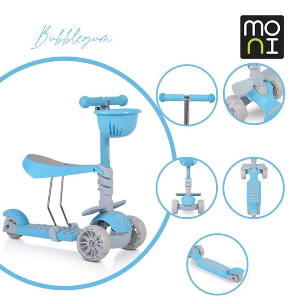 Moni Romobil Bubblegum, Plavi slika 9