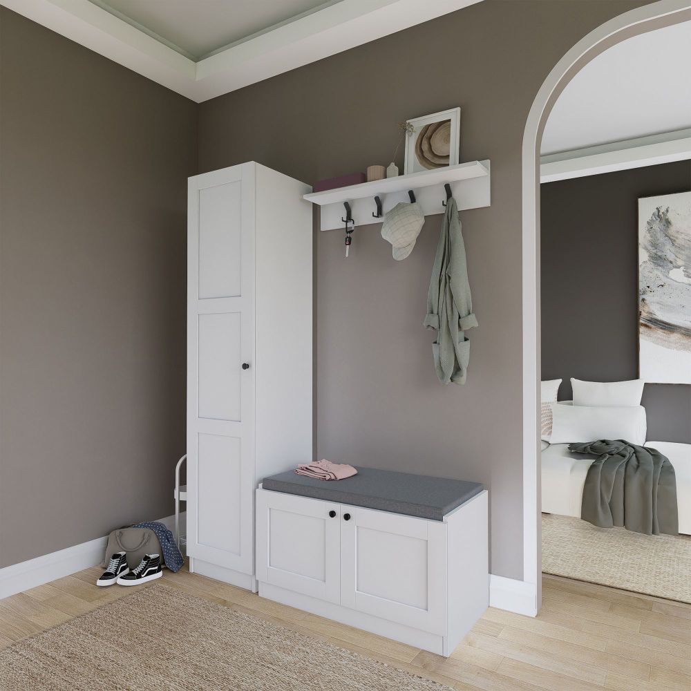 Hall stand Lucas 1600-54 - Bijela boja slika 5