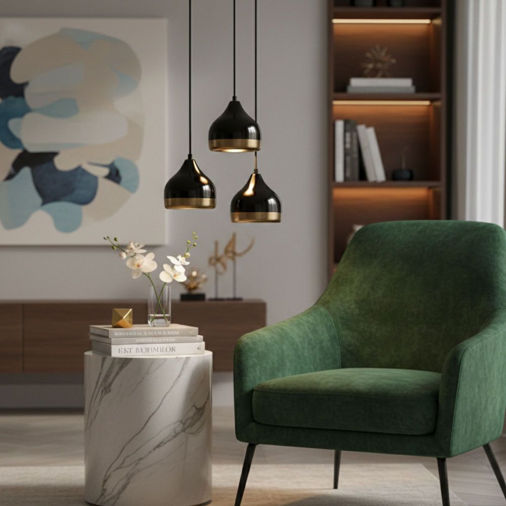 Luster Yıldo M-6871-B - Crna boja slika 1