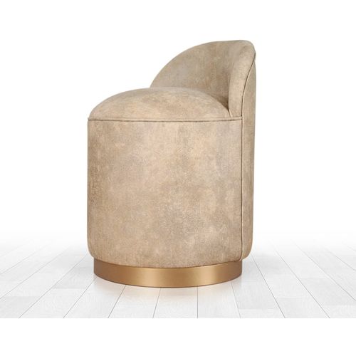 Luton - Beige Camel Pouffe slika 2