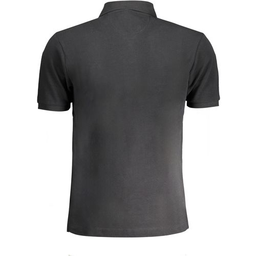 LA MARTINA MEN'S BLACK SHORT SLEEVED POLO SHIRT slika 2