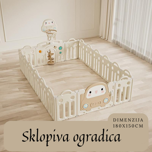 Sklopiva ogradica 180x150cm slika 1