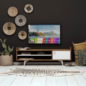 TV Stalak Ticaba u Bojama Hrasta i Bijele