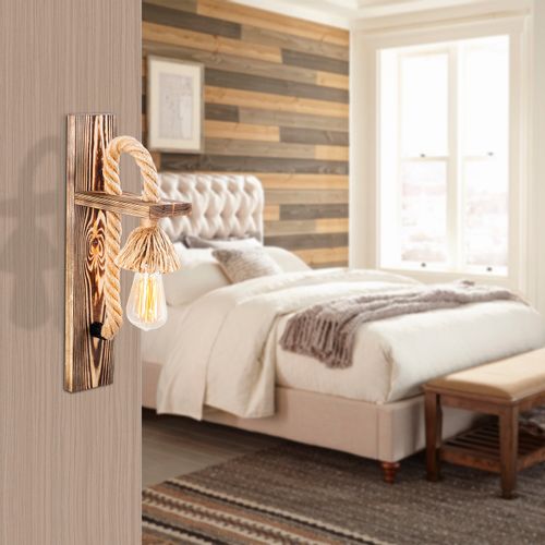 Erebos - 117-A Wooden Wall Lamp slika 1