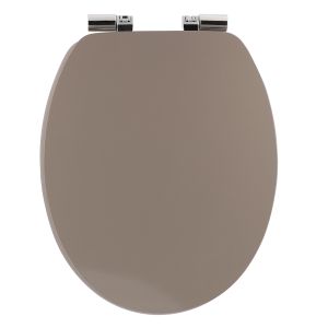 Tendance wc daska mdf sa metalnim okovima soft close 37,5x46 cm sivo smedja 4111165