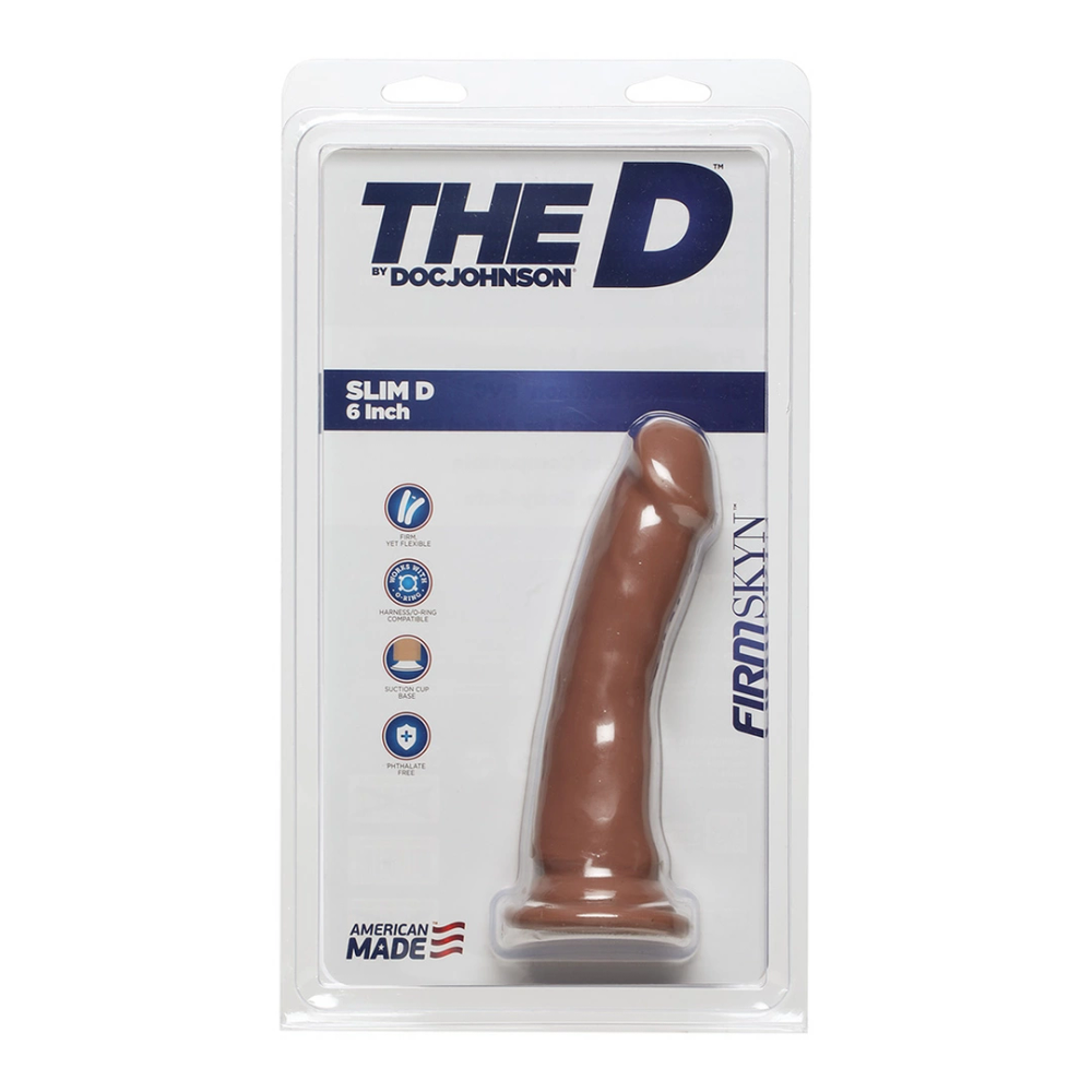 Doc Johnson Slim D - Realistični FIRMSKYN dildo - 7 / 17 cm slika 2
