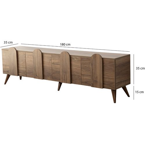 New Line - Walnut v2 Walnut TV Stand slika 6