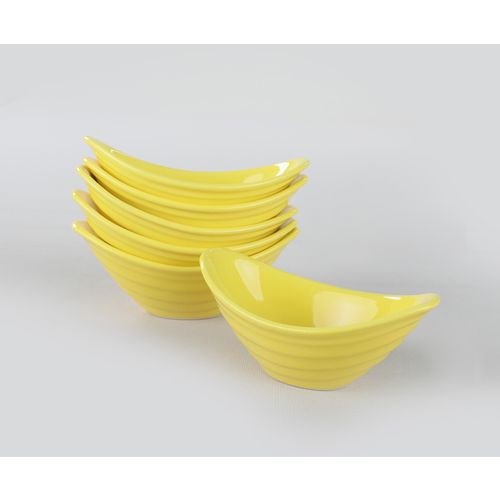 Hermia Concept Set zdjelica (6 komada), Gondola Yellow Snack Plate 16 Cm 6 Pieces - 100 slika 2