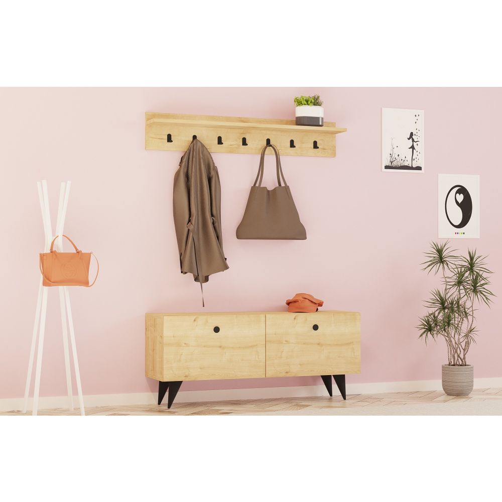 Rupa - Oak Oak Hall Stand slika 1