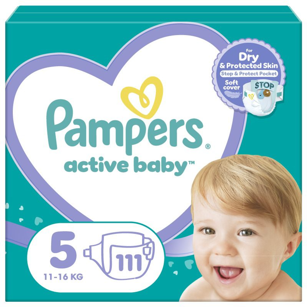 Pampers Active Baby Pelene MB Junior  111 kom   slika 1