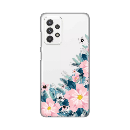 Torbica Silikonska Print Skin za Samsung A525F/A526B/A528B Galaxy A52 4G/A52 5G/A52s 5G Bright Flowers slika 1