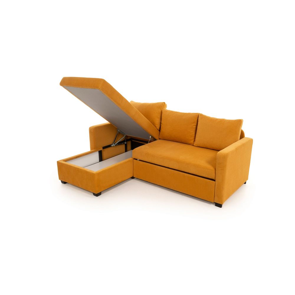 Krevetna ugaona sofa Flavia – bež slika 13