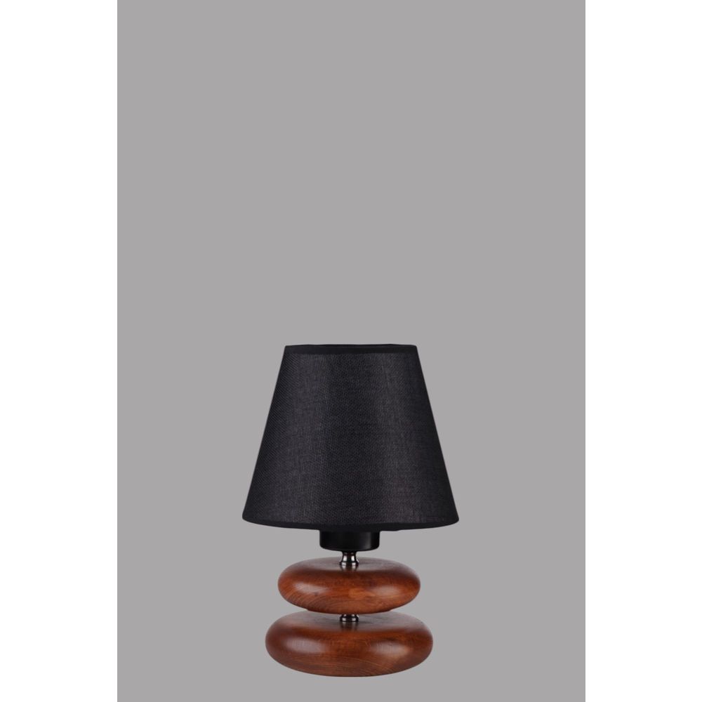 Opviq Stolna lampa 903, crna, orah slika 3