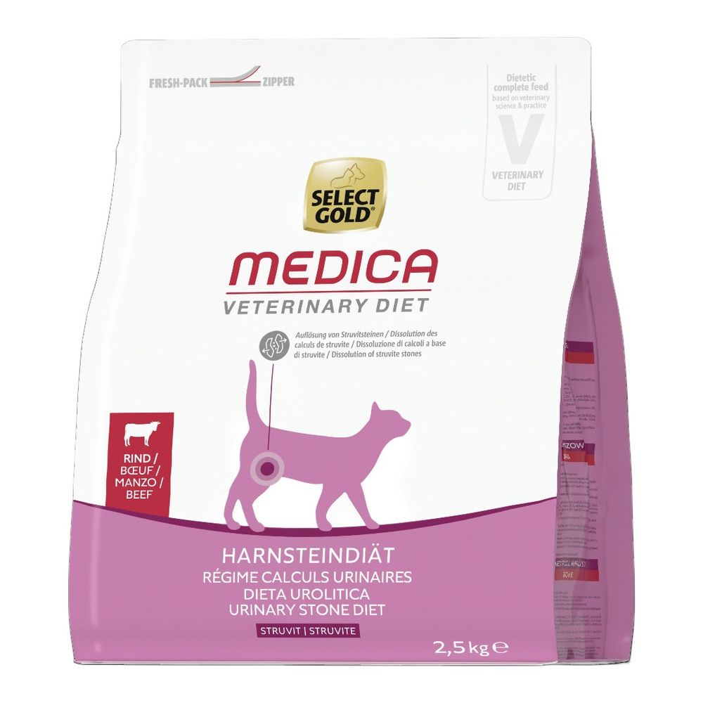 Select Gold Cat Medica Struvit govedina 2,5 kg slika 1