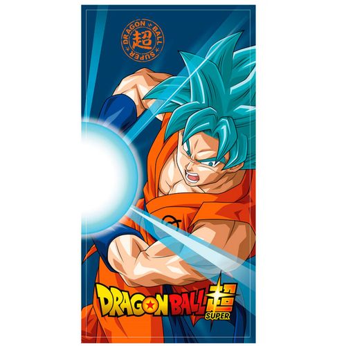 Dragon Ball Super Goku Super Saiyan Blue cotton beach towel slika 1