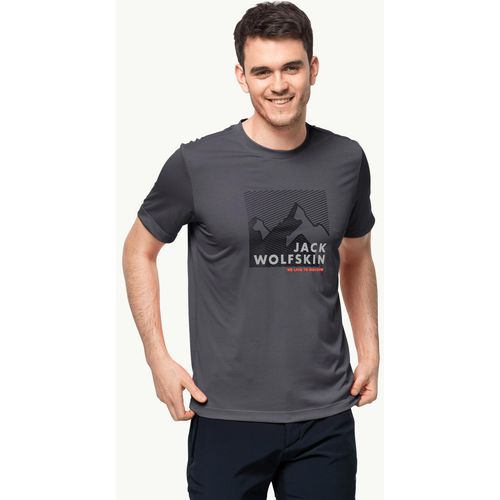 Muška majica HIKING S/S GRAPHIC T M T-shirt - PLAVA slika 1