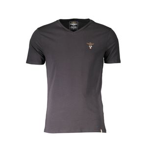 AERONAUTICA MILITARE BLACK MAN EXTERNAL T-SHIRT