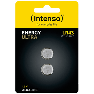 (Intenso) Baterija alkalna LR43/2, 1,5 V dugmasta, blister 2 kom