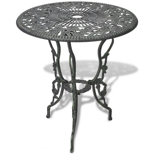 3-dijelni bistro set od lijevanog aluminija zeleni slika 13