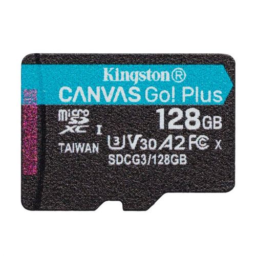 Memorijska kartica bez adapt. Kingston Canvas Go! Plus microSD 128GB slika 1