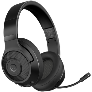 LORGAR Noah 500, Bežične Gaming slušalice s mikrofonom, JL7006, BT 5.3, trajanje baterije do 58 h (1000mAh), USB (C) punjač (0.8m), 3.5 mm AUX kabel (1.5m), dimenzije: 195*185*80mm, težina: 0.24kg, crne