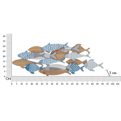 Mauro Ferretti Zidna dekoracija PESCI 91X3X33,5 cm slika 6