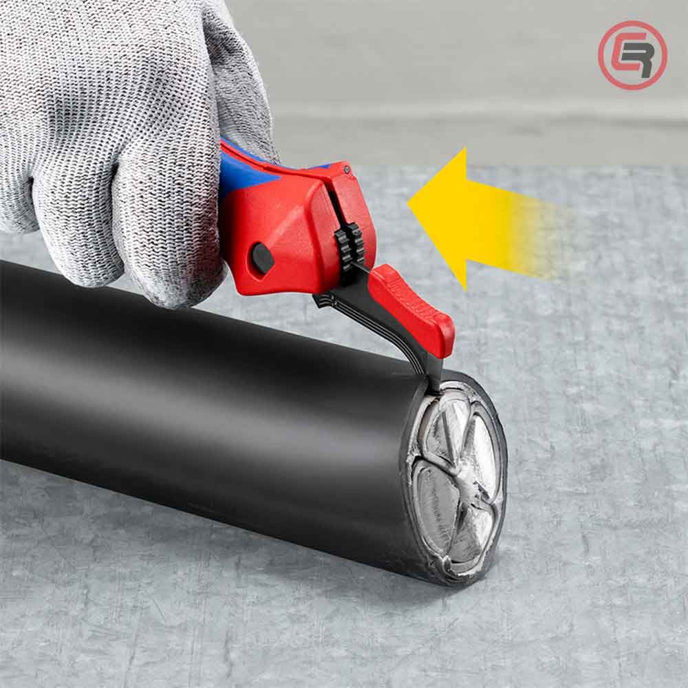 Knipex Nož Za Skidanje Izolacije Sa Kukom i Račna Funkcijom 146 mm - 16 50 145 SB slika 6