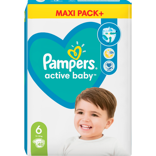 Pampers Active-Baby JPM Maxi-Pack+ slika 6