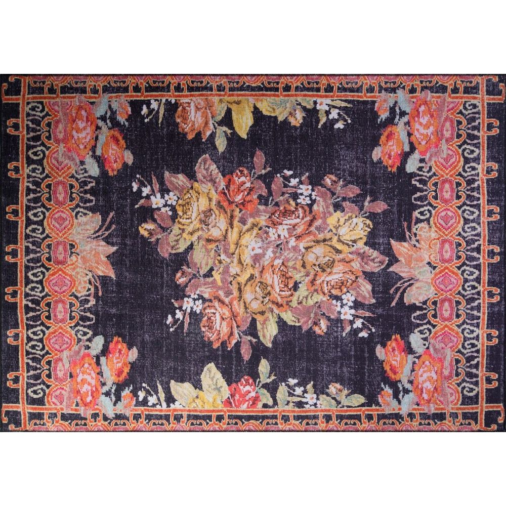 Višebojni Tepih Soul Chenille - Black AL 148 (150 x 230 cm) slika 2