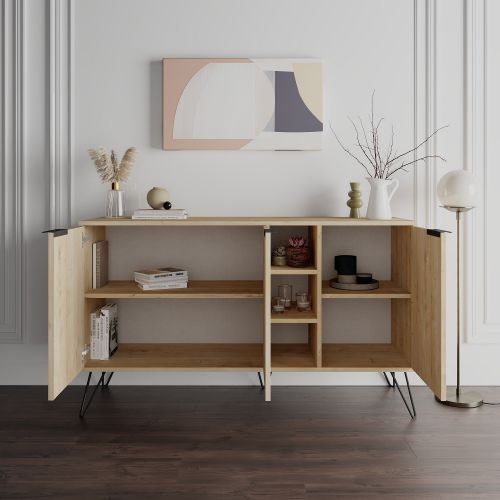 Clara Console - Oak Oak Console slika 2